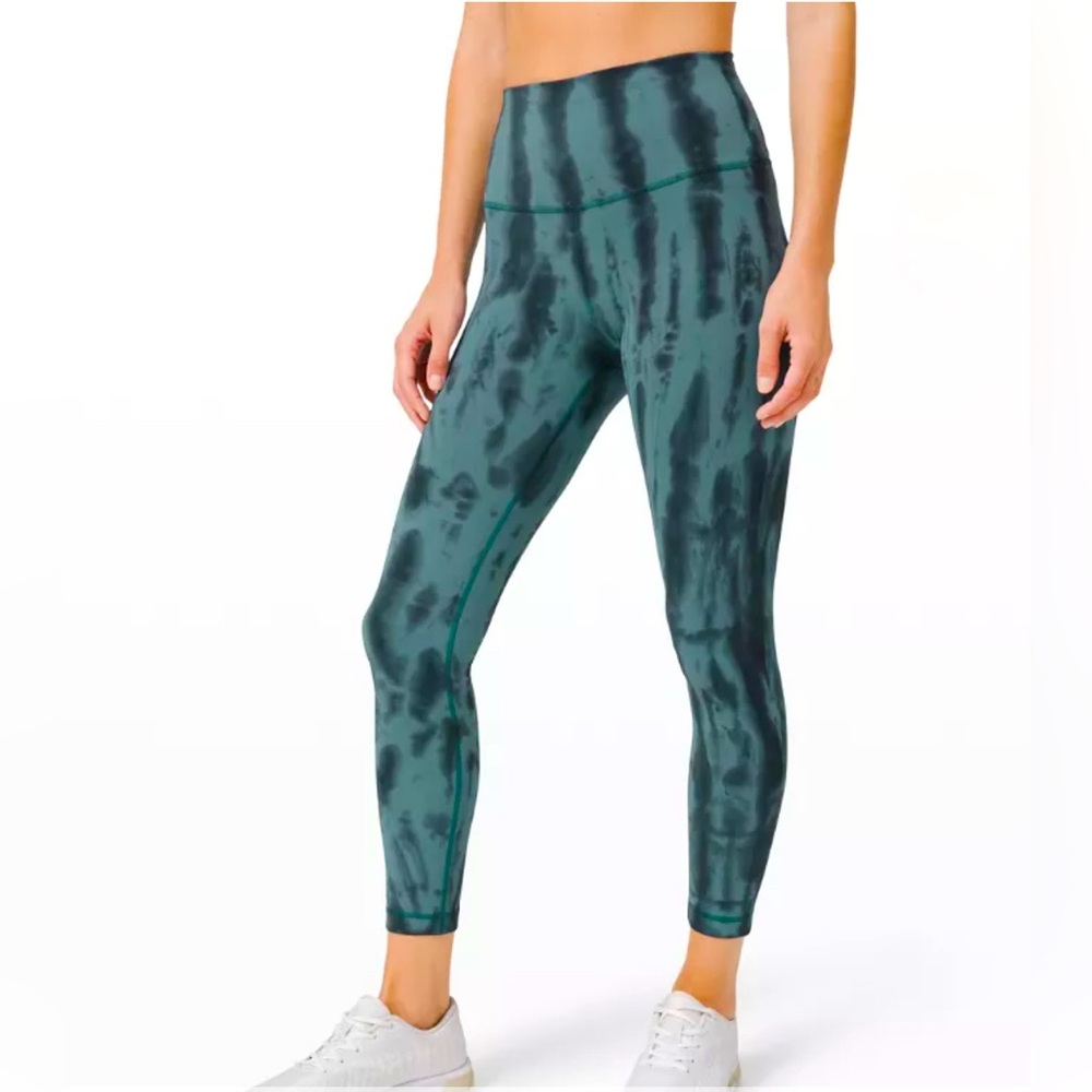 Lululemon Teal Tie-Dye Women's Leggings